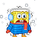 pixel_spongebobcold emote for Discord