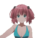 animegirl_peace emote for Discord