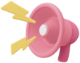 pink_megaphone emote for Discord