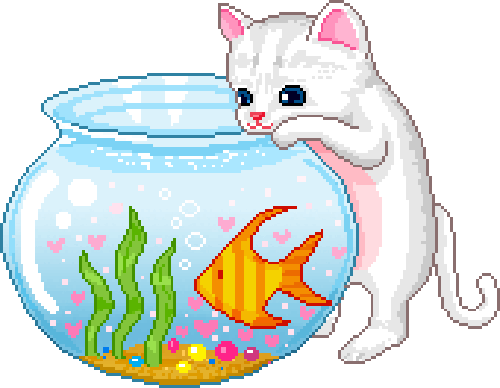 pixel_kittyfish emote for Discord