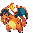 pixel_charizard emote for Discord