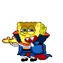 pixel_spookyspongebob emote for Discord