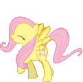 fluttershy_skipping emote for Discord