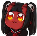MeruTheSuccubusUwuCuteStare emote for Discord
