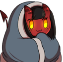 MeruTheSuccubusCozy emote for Discord