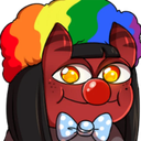 MeruTheSuccubusClown emote for Discord
