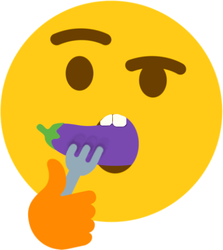 eggplantbite emote for Discord