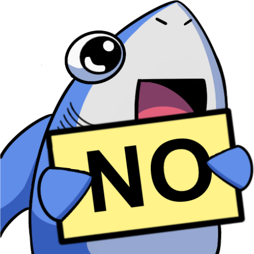 sharkno emote for Discord