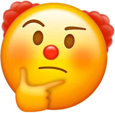 clownthink emote for Discord