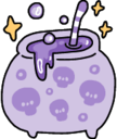 Skull_cauldron emote for Discord