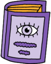 Creepy_book emote for Discord