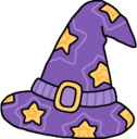 Witch_hat_purple emote for Discord