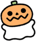 Pumpkin_ghost emote for Discord