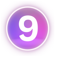 Neon_number_9 emote for Discord