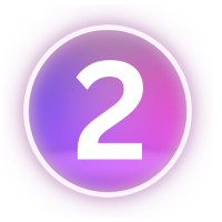 Neon_number_2 emote for Discord