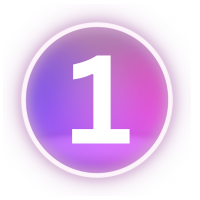 Neon_number_1 emote for Discord