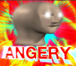 Angery_stonks emote for Discord