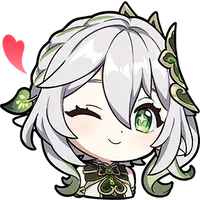 Nahida_Wink emote for Discord