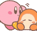 kirby_headpats emote for Discord