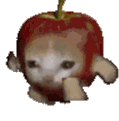 cat_applerunning emote for Discord