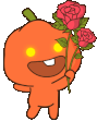 pumpkinman_roses emote for Discord