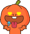 pumpkinman_hearteyes emote for Discord