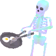 skeleton_cookingeggs emote for Discord