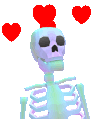 skeleton_hearts emote for Discord