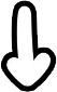 Symbol_Down_Arrow emote for Discord