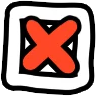 Symbol_X_Square emote for Discord