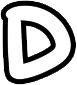 LetterD emote for Discord