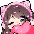 Cuteanimecatgirlpng emote for Discord