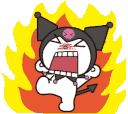 Kuromi_angry emote for Discord