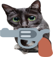 guncat emote for Discord