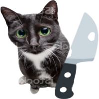 knifecat emote for Discord