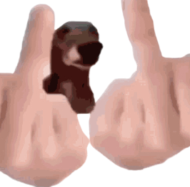 Middle_finger_dog emote for Discord