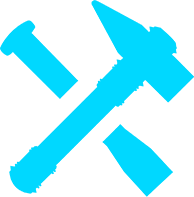 StaffBadgeCyan emote for Discord