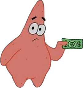 Patrick_money emote for Discord