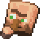 Minecraft_villagerwhat emote for Discord