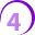 Purple_Number_4 emote for Discord