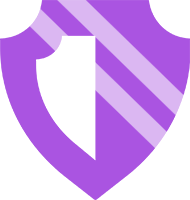 Shiny_Purple_Moderator emote for Discord