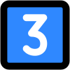 blue_three emote for Discord