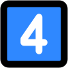 blue_four emote for Discord