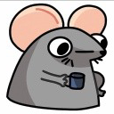 SilentlyJudgingRat emote for Discord