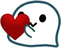 ClassicGhostHeart emote for Discord
