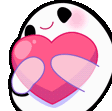 HeartGhost emote for Discord