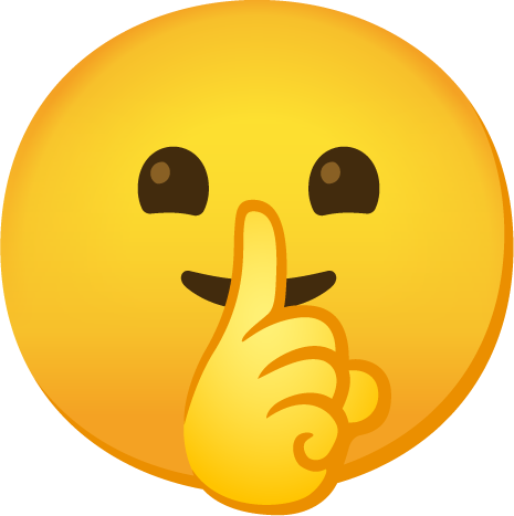 ShushingFaceEmoji emote for Discord
