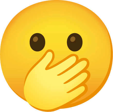 FacewithHandOverMouthEmoji emote for Discord