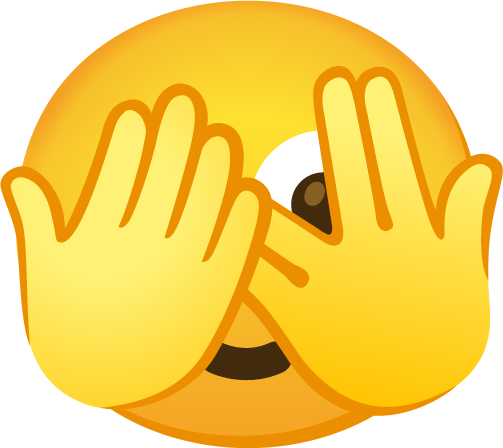 FacewithPeekingEyeEmoji emote for Discord