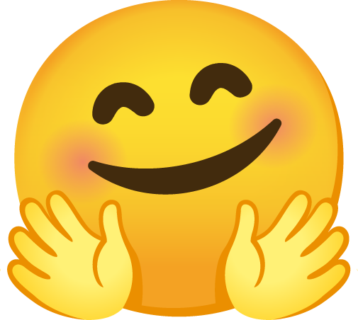 SmilingFacewithOpenHandsEmoji emote for Discord
